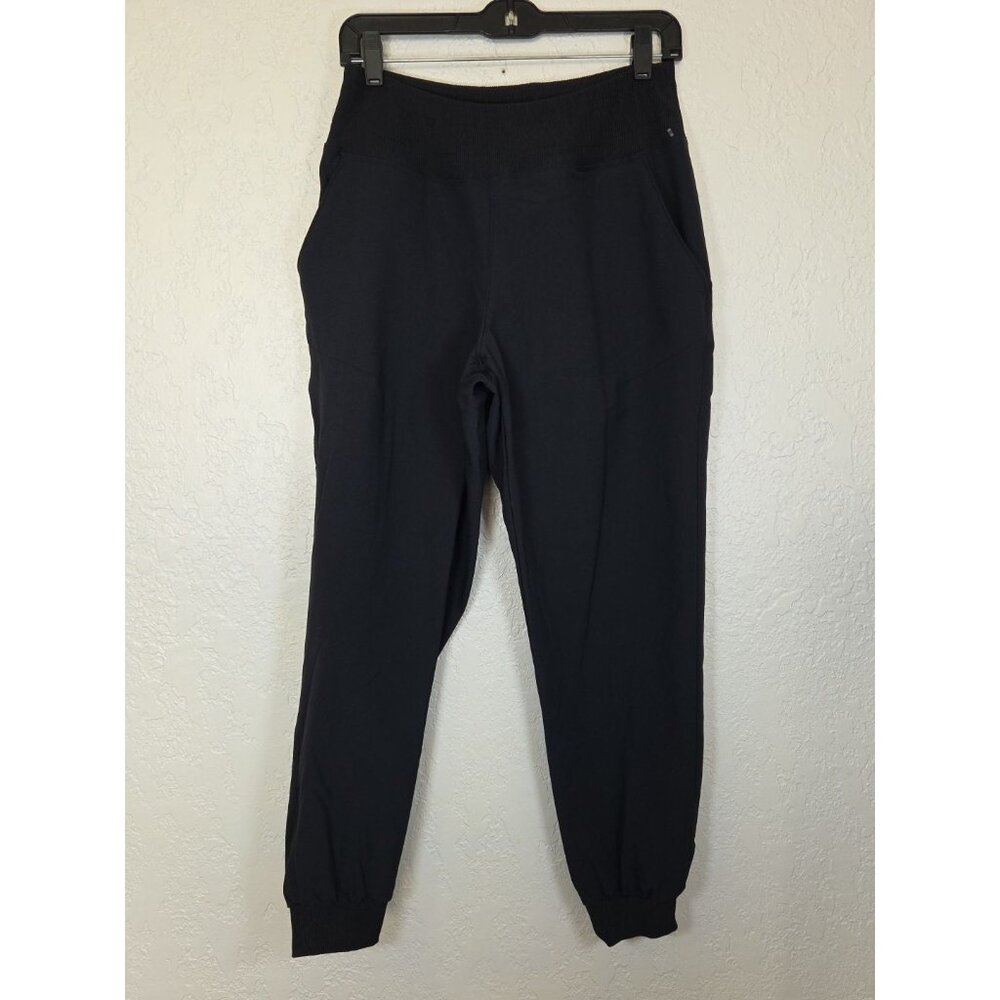 Spyder Active Women’s Fleece Lined Leggings M Black Stretch Jogger Warm Pants